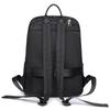 Daily Large Capacity Travel School Backpacks Ladies Pure Color Shoulder Knapsacks Nylon Zipper Shopping Rucksacks