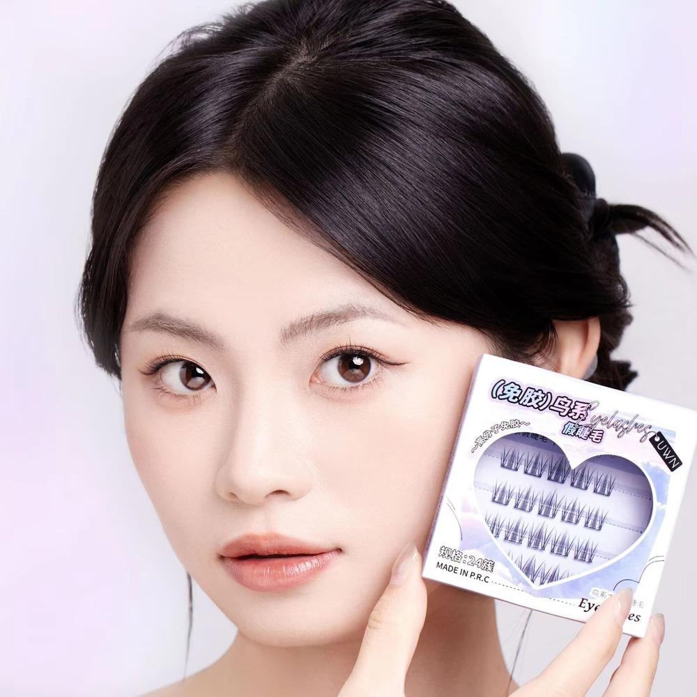 

Press on Glue-free False Eyelashes 6 Kinds of Animal Series Individual Eyelash Women s Beauty Style 5