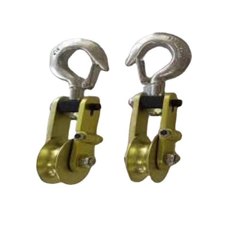 Aluminum Alloy 0.5T Single Wheel Open Door Lifting Pulley