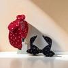 Bow Knot Women's Wide Headband Printed Hair Hoop Headwear Trendy Retro Polka Dot Hairband  Girls