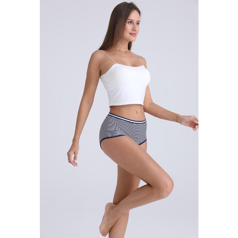 Termounderkläder Plus Size Trosor Dam Mellanhöga Trosor Tjocka Triangelbyxor för Kvinnor