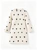 Girls' Casual Round Neck Sweatshirt Dress for Spring and Fall Everyday Wear
