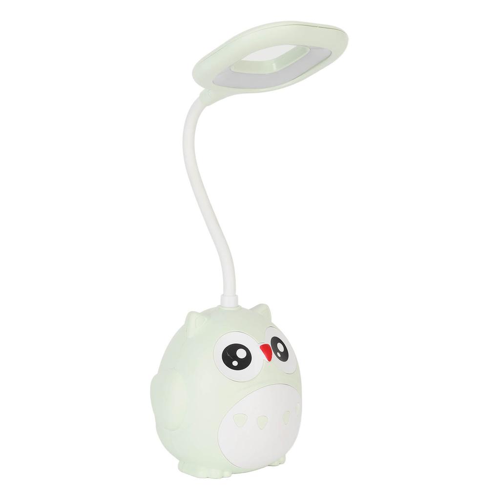 Table Lamp Pen Holder Small Eye Caring Desk USB Rechargeable LED Night Light Student Dorm Room Cartoon Owl Shape