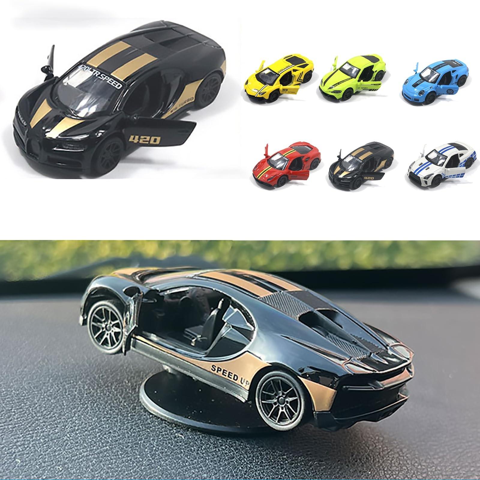 

Украшения для приборной панели, украшения для центральной консоли автомобиля, вращающиеся украшения для моделей автомобилей из легкого сплава One Size чёрный