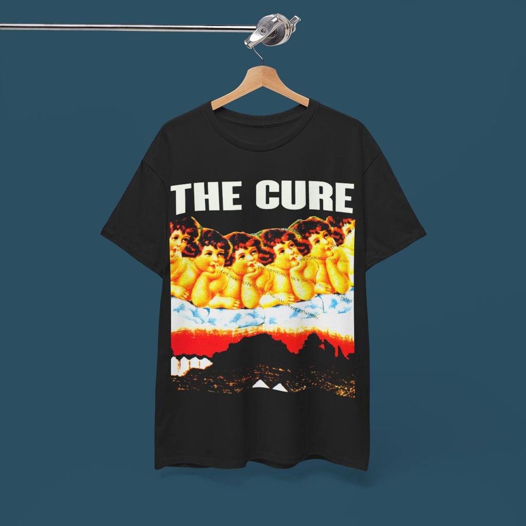 The Cure Band T shirt - Goth Post Punk New Wave Rock Music - The The The Smiths Siouxsie and The Banshees T-Shirt Mens Kids