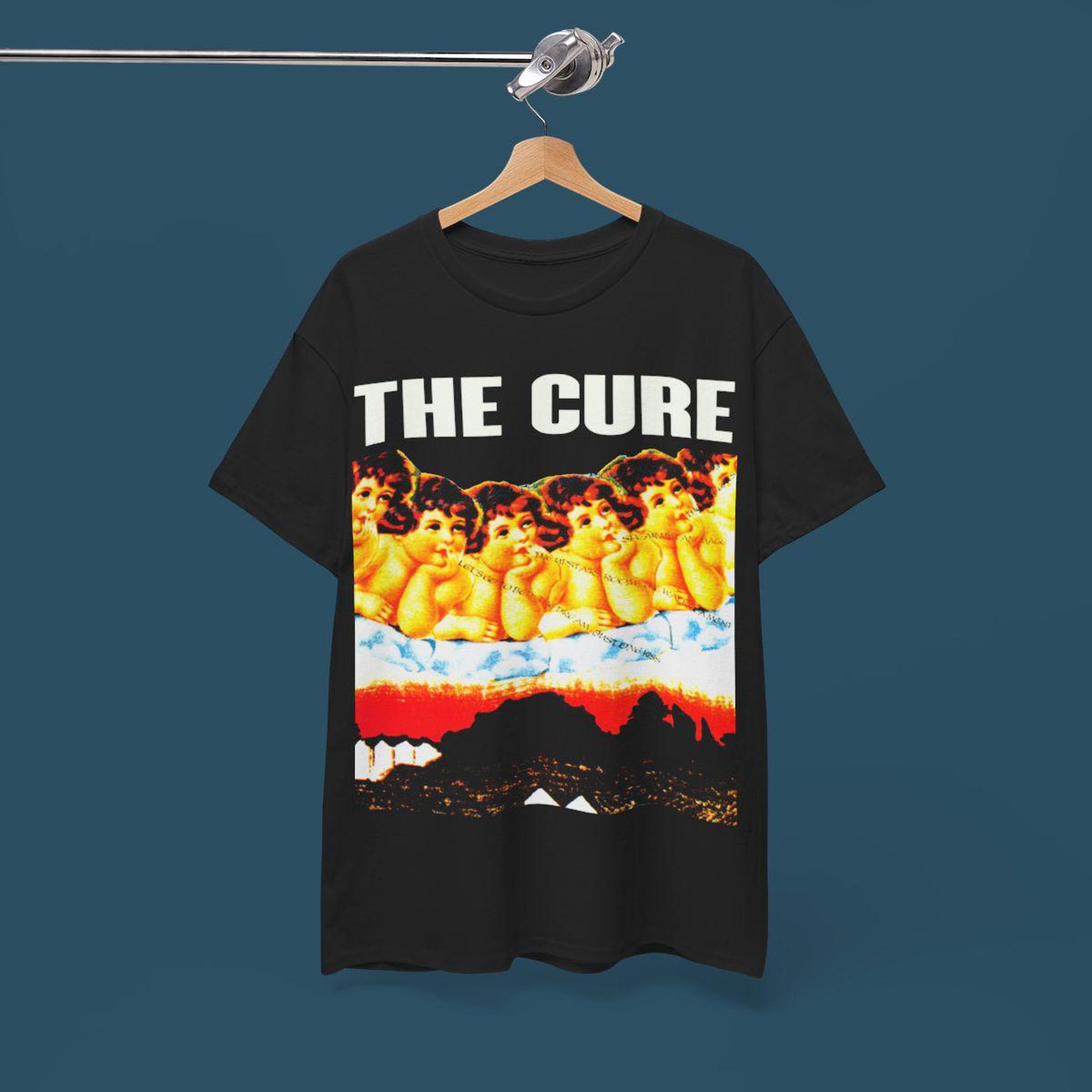 The Cure Band T shirt - Goth Post Punk New Wave Rock Music - The The The Smiths Siouxsie and The Banshees S