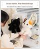 Cute Cat Plush Toy Trio: Siamese, Black, and Calico Soothing Dolls for Kids