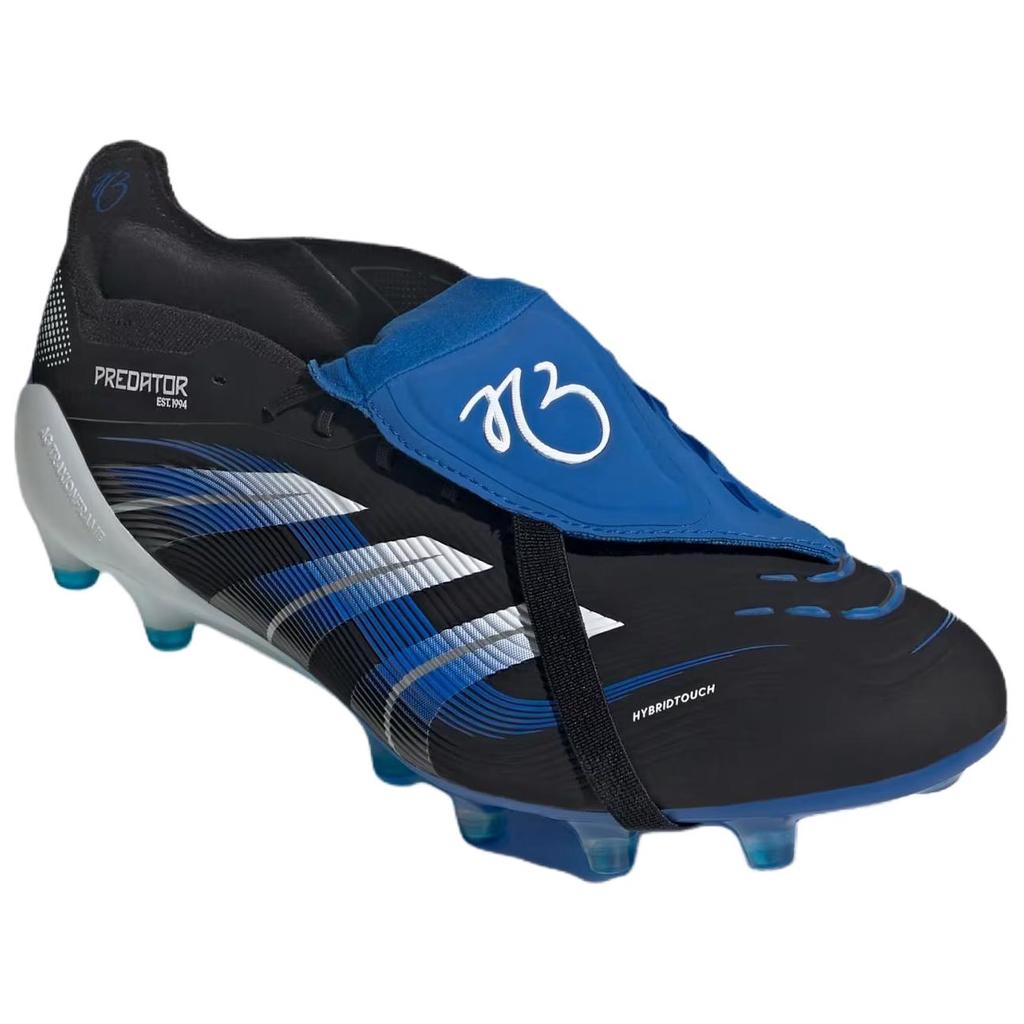 Adidas Predator Elite JB Comfortable Soft Soccer Shoes Unisex Soccer Shoes Black Blue JR1753