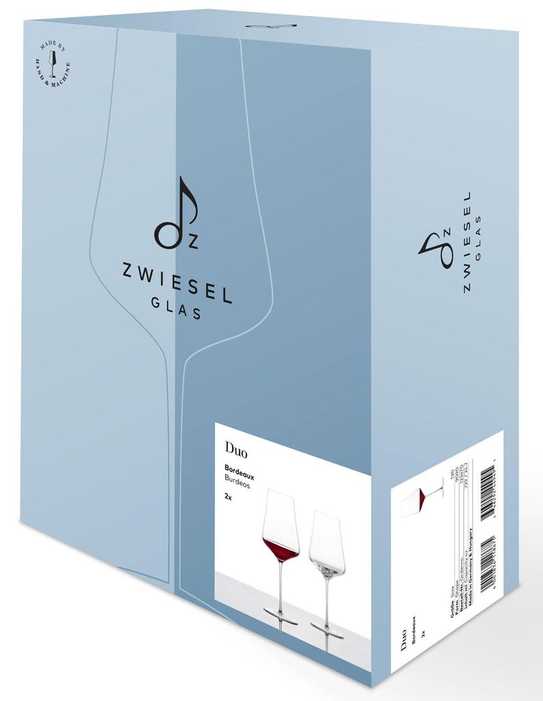 ZWIESEL GLAS Duo Bordeaux Stem Hand & Bowl Machine Made, Pair (m123470)