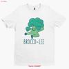 Brocco Lee T-Shirt Komödie Lustig Film Film Cartoon Karate Bruce Vintage Vielseitiges Stilvolles Oberteil Für Den Alltag Weich