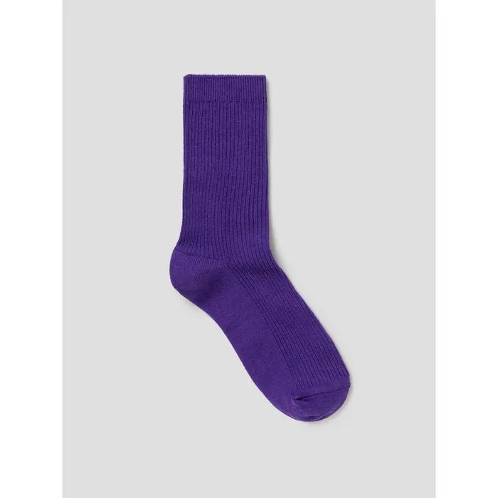 [8 Seconds] Basic Ribbed Socks Violet (3566KTAM1S)