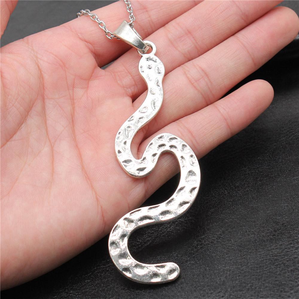 45cm Or 70cm Long Chain Necklace Dragon Snake Anime Minimalist Jewelry Components QN023