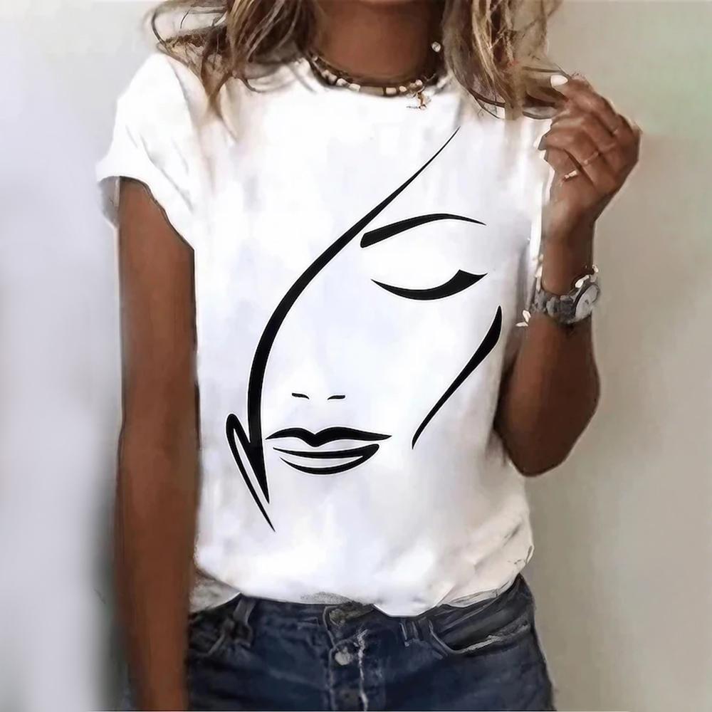 Trendy Colorful Love 3D Printed Short Sleeve T-shirts & Blouses Summer Casual Harajuku O-neck Top Tees Oversized Female Clothing