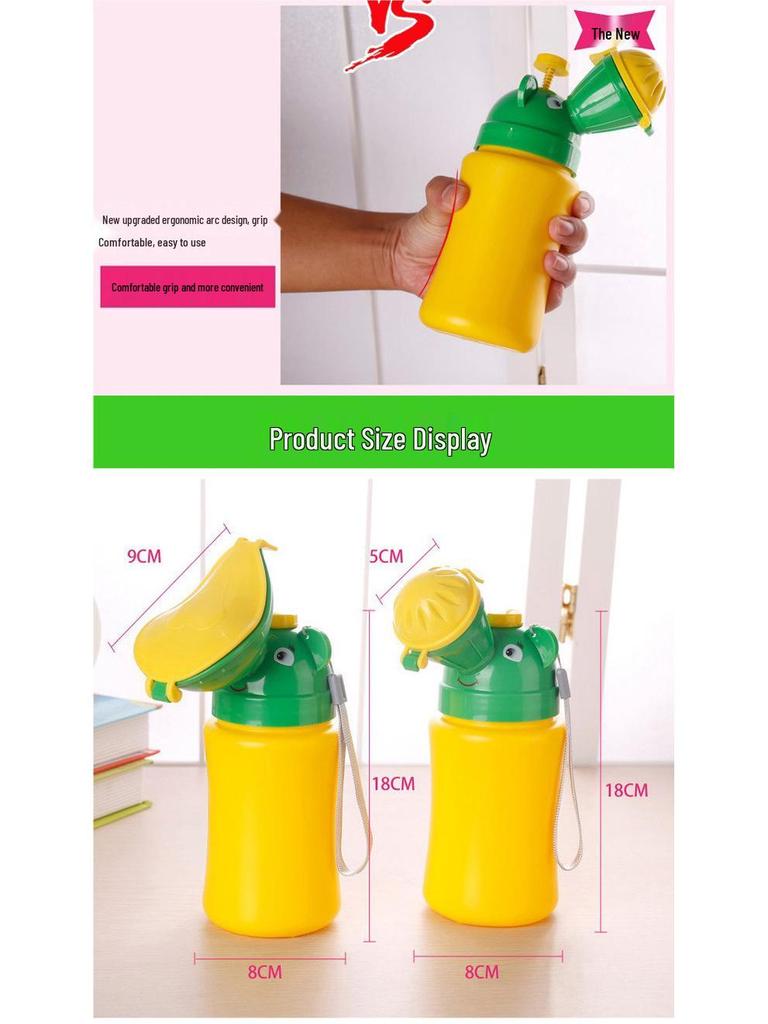 Portable Leak-Proof Toddler Urinal - Cute Design for Boys & Girls