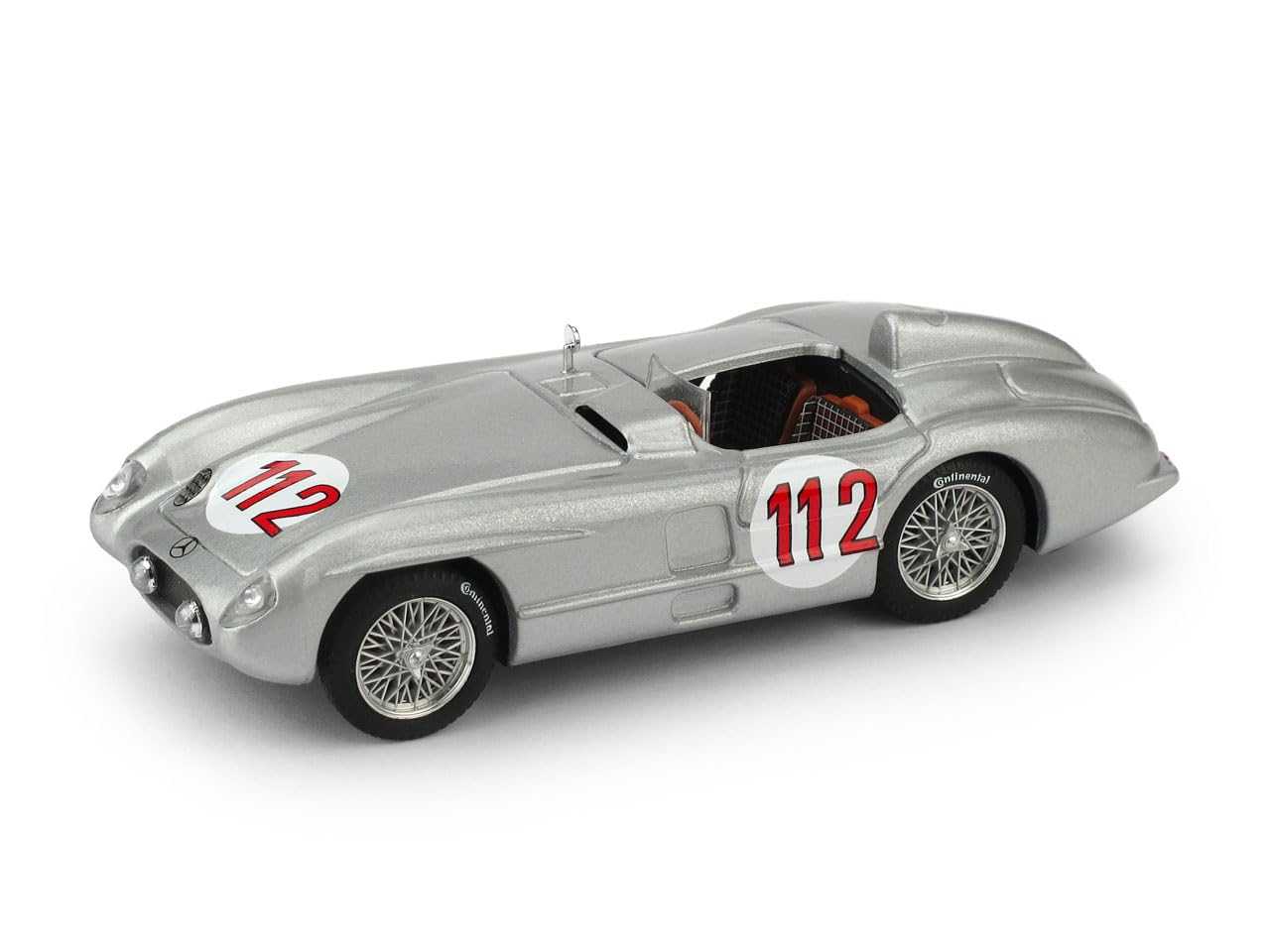 Brumm 1/43 Mercedes-Benz 300 SLR Targa Florio 1955 #112 Фанхио BRUMM ЯН МАНУЭЛЬ ФАНХИО Литая модель