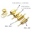 SMA Male to F-Type Adapter Set 2 Pieces Coaxial Connector for Digital Antenna Portable DVD Player and One-Seg TV