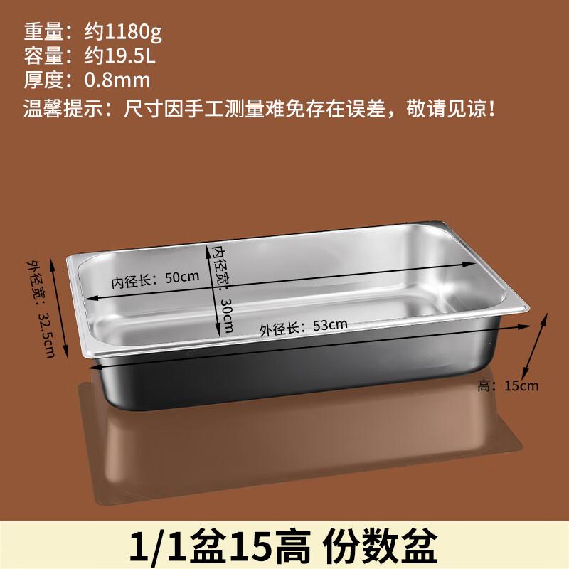 Naijiang 316L Stainless Steel Gastronorm Food Pan