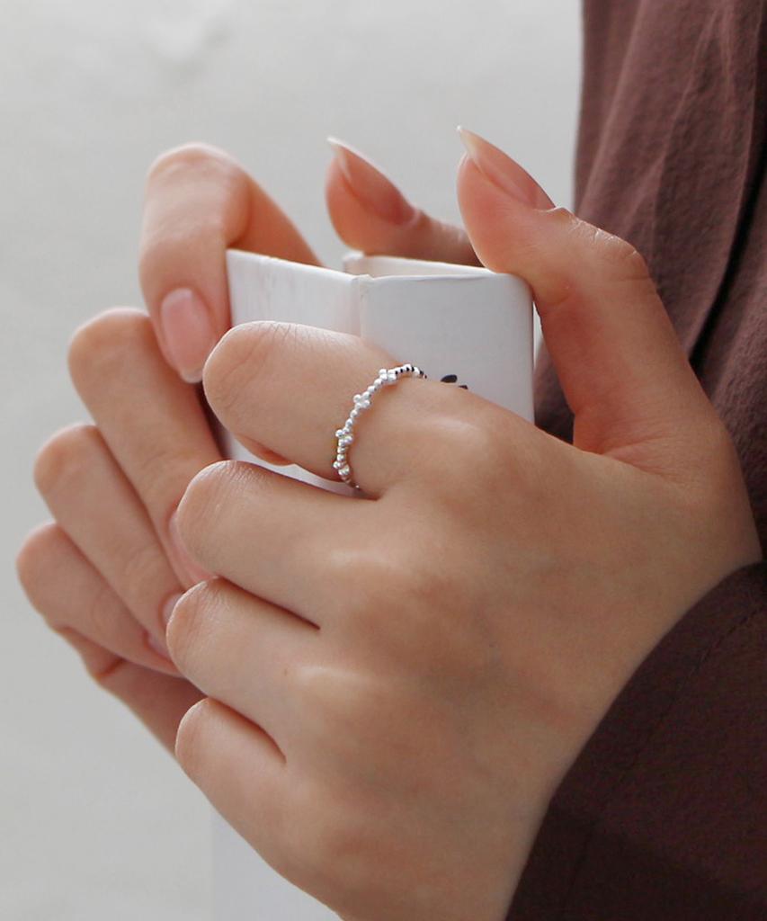 47Bag 925 Silver Thin Ring Bosco