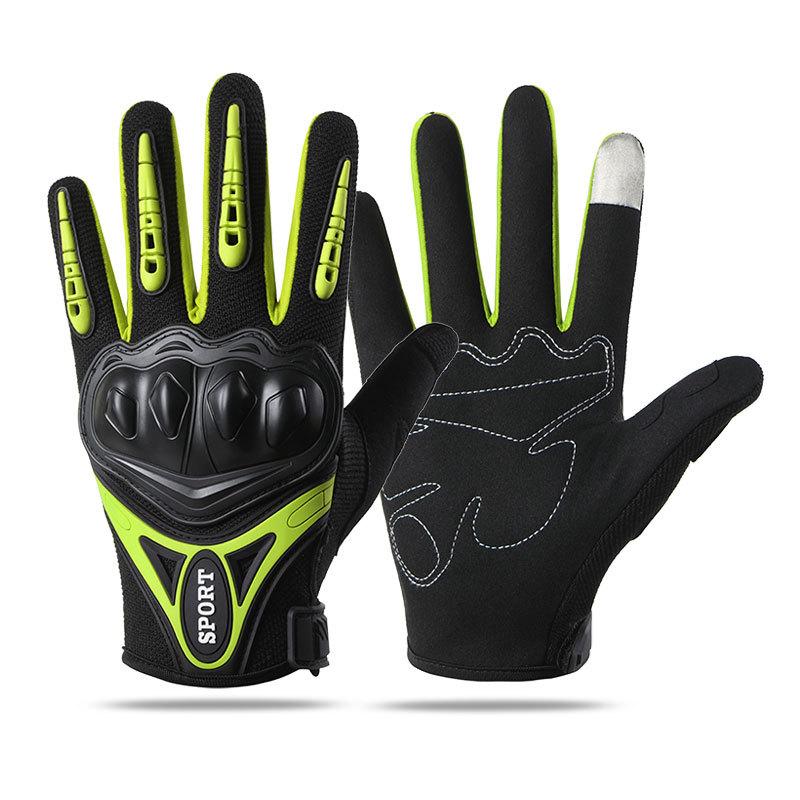 Bicycle Full Finger Non-slip Breathable Protective Wear-resistant Full Finger Gloves