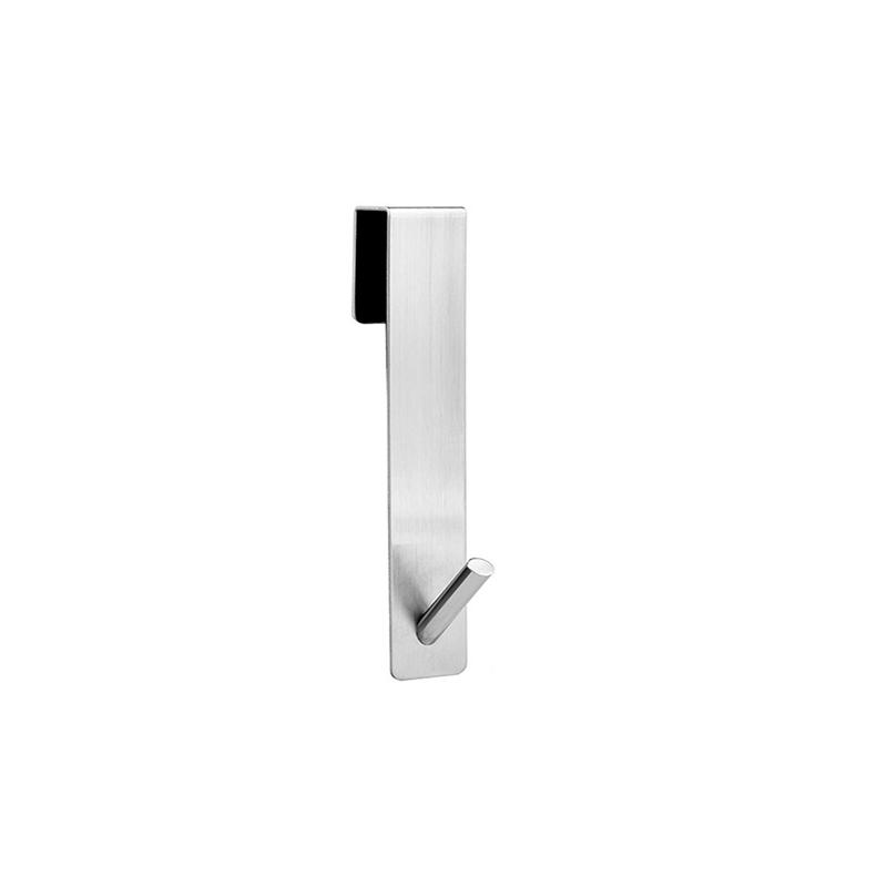 

1Pcs Bathroom Bathrobe Hanger Holder Hooks Stainless Steel Over Glass Door Shower Door Back Shower Towel Rack Bathroom Hooks 1Pcs Small Silver
