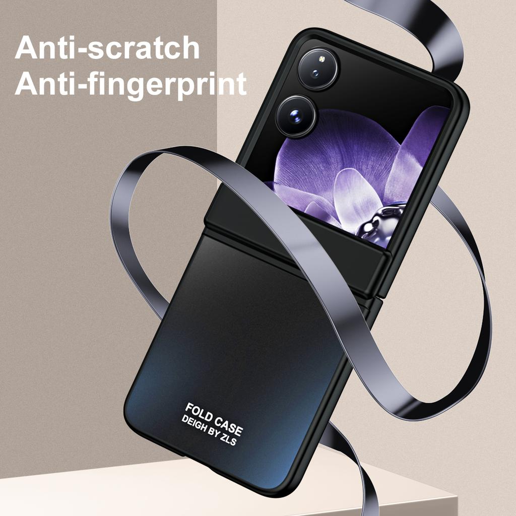 For Xiaomi Mix Flip 5G Case Electroplating Hard PC Protective Phone Cover