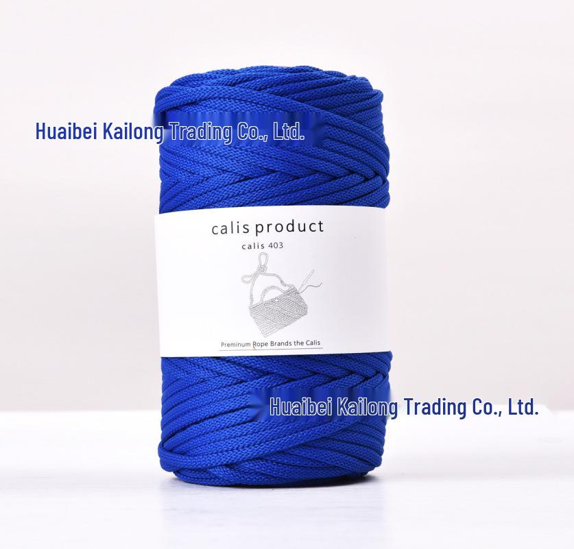 4mm Cotton-Polyester Crochet Cord for DIY Hand-Knitted Bags and Weaving