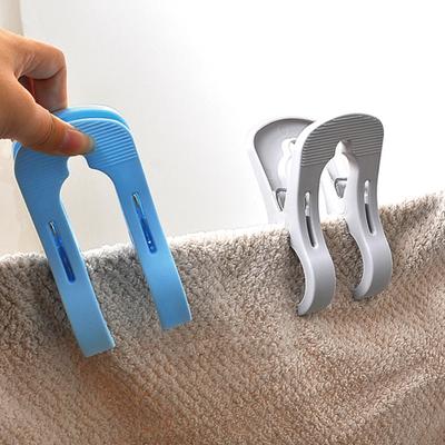 Large Plastic Windproof Quilt Clothes Beach Towel Hanging Clip Pegs Clothespin