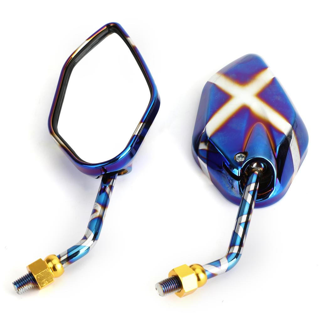 Rückspiegel Seitenspiegel 10mm M10 für Motorrad Roller Cruiser Chopper Sportbike