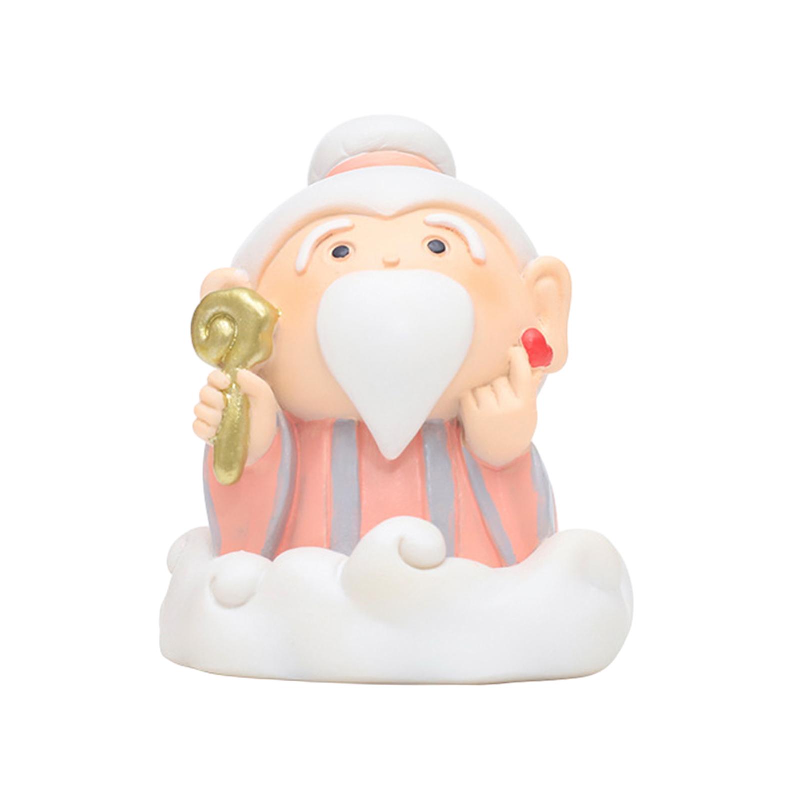 

Simulation Figurine Decor Folk Housewarming Gif Office Figurines Statue Ornament Prop for Bedroom Housewarming Bookshelf