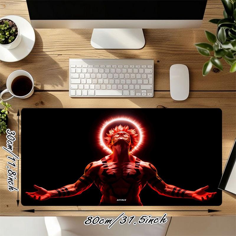Radiant Power Xl Gaming Mouse Pad Nonslip Rubber Base Stitched Edge Waterproof Desk Mat For Pc Laptop Gamer Office Computer Accessories C929402