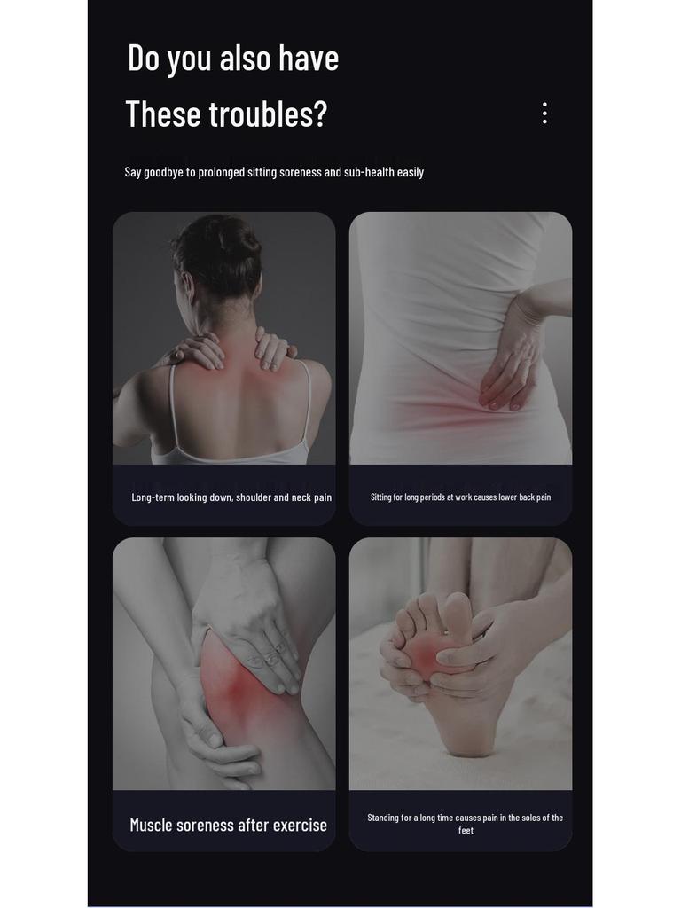 2025 Compact Multi-head Fascia Gun Massager for Deep Tissue Muscle Relaxation