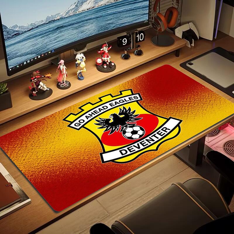 Go Ahead Eagles Print  Cushion Non-slip Laptop Tablet Big Mousepad XXL Mat Mini PC Playmat With Lock edge