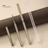 1/5Pcs Nail Art Brush Ultra-fine Nylon Hair Comfortable Grip Metal Body Portable Beginner Professional DIY Nail Art Color Drawing Liner Dotting Pen