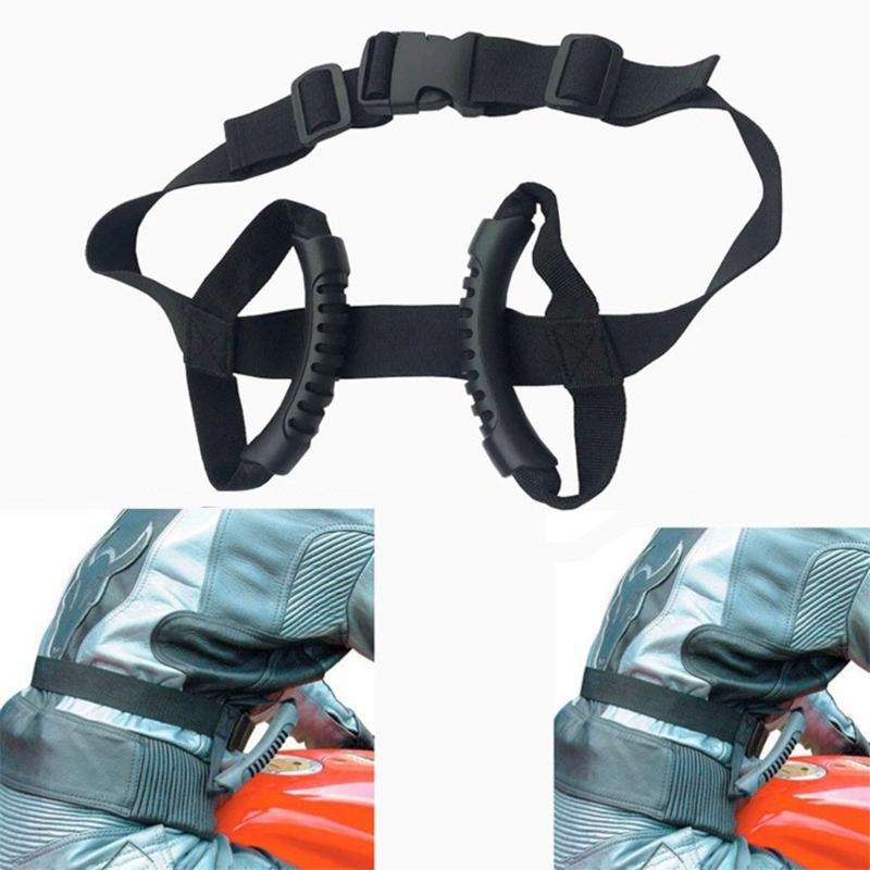 Easy to Use Motorcycle Passenger Safety Strap Adjustable Waist Belt Passenger Safety Belt for Secure & Enjoyable Rides