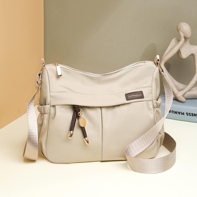 Große Kapazität Schultertasche Damen Wasserdichte Nylon Umhängetasche