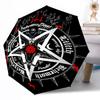 Dark Magic Protection Automatic Folding Umbrella Compact Lightweight For Outdoor Adventures T53