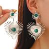 European & American Cold Style Metal Stud Earrings: Retro, High-End, Smooth Design with Personality Ear Cuffs