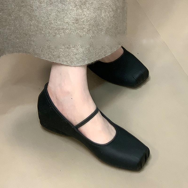 Women Ballet Dance Flats Shoes Shallow Dress Soft Loafers Shoes Fashion Autumn 2025 New Designer Mary Jance Zapatos De Mujer