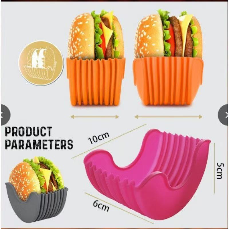 Cross-Border Contactless Hamburger Holder Tray