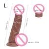 Simulated Dildo with Large Suction Cup Massage Device Female Masturbator with Realistic Inverted 23 * 5cm Solid Dildo