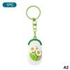 Mini Pill Organizer with Keychain Travel-Friendly Medicine Box for Daily Easy Storage
