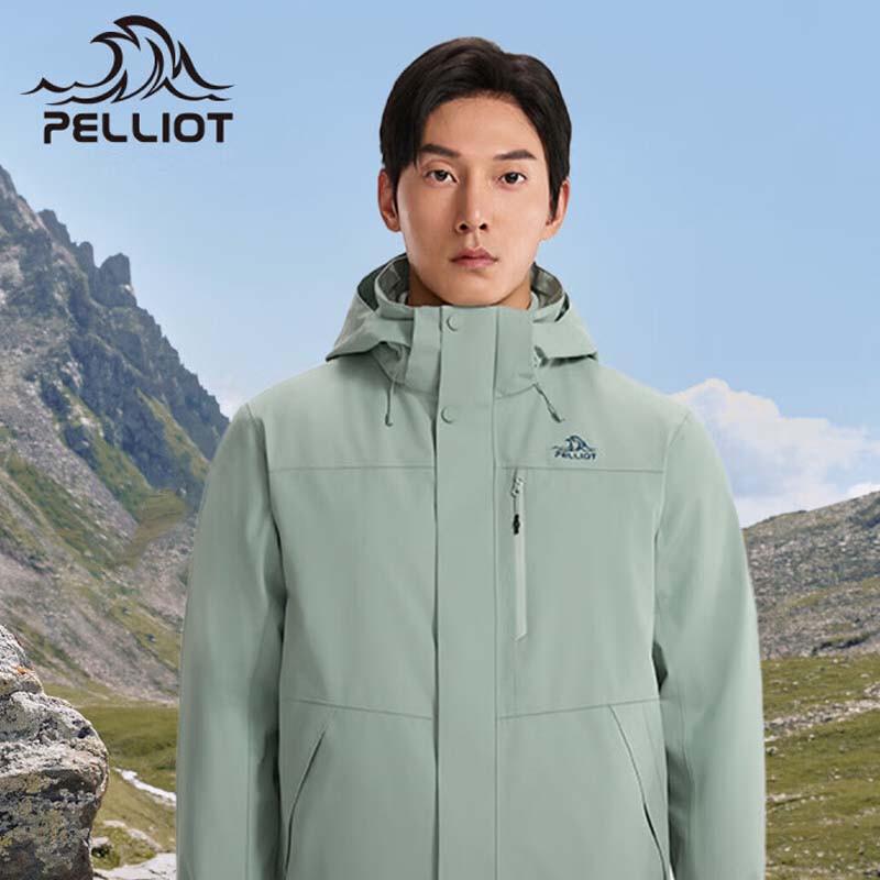 Pelliot Men s 3-in-1 Fleece Lined Waterproof Outdoor Jacket L