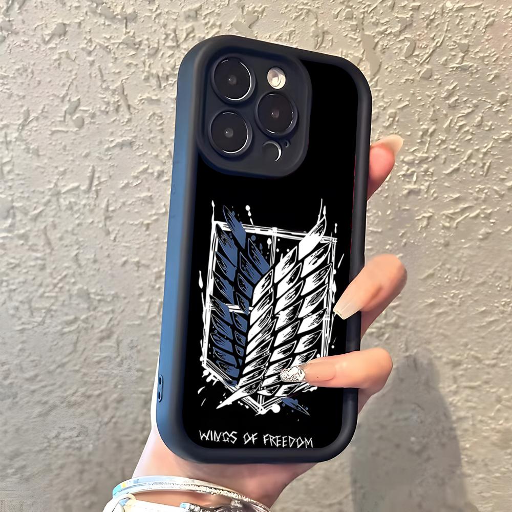 Attack On Titan Phone Case For IPhone 17 Pro Max 16 15 14 Pro Max IPhone 13 Pro Max 11 Plus Silicone Cover