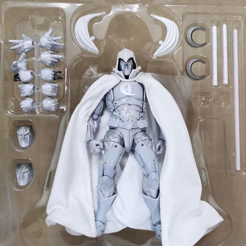 Модели Игрушки Подарки Фигурка Лунного Рыцаря Revoltech Amazing Yamaguchi Мстители Марк Спектор Зимний Солдат Фигурка Действия ПВХ Подвижная