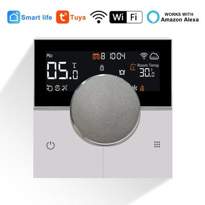 Ketotek Thermostat intelligent WiFi Tuya pour chauffage électrique au sol, contrôleur de chaudière à eau et à gaz, fonctionne avec Alexa Smart life Alice