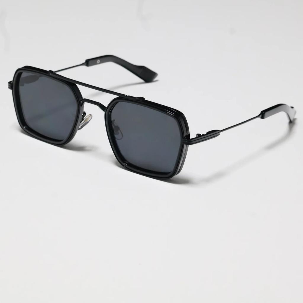 Metal Square Sunglasses For Men Women Luxury Brand Designer Vintage UV400 Outdoor Driving Sun Glasses