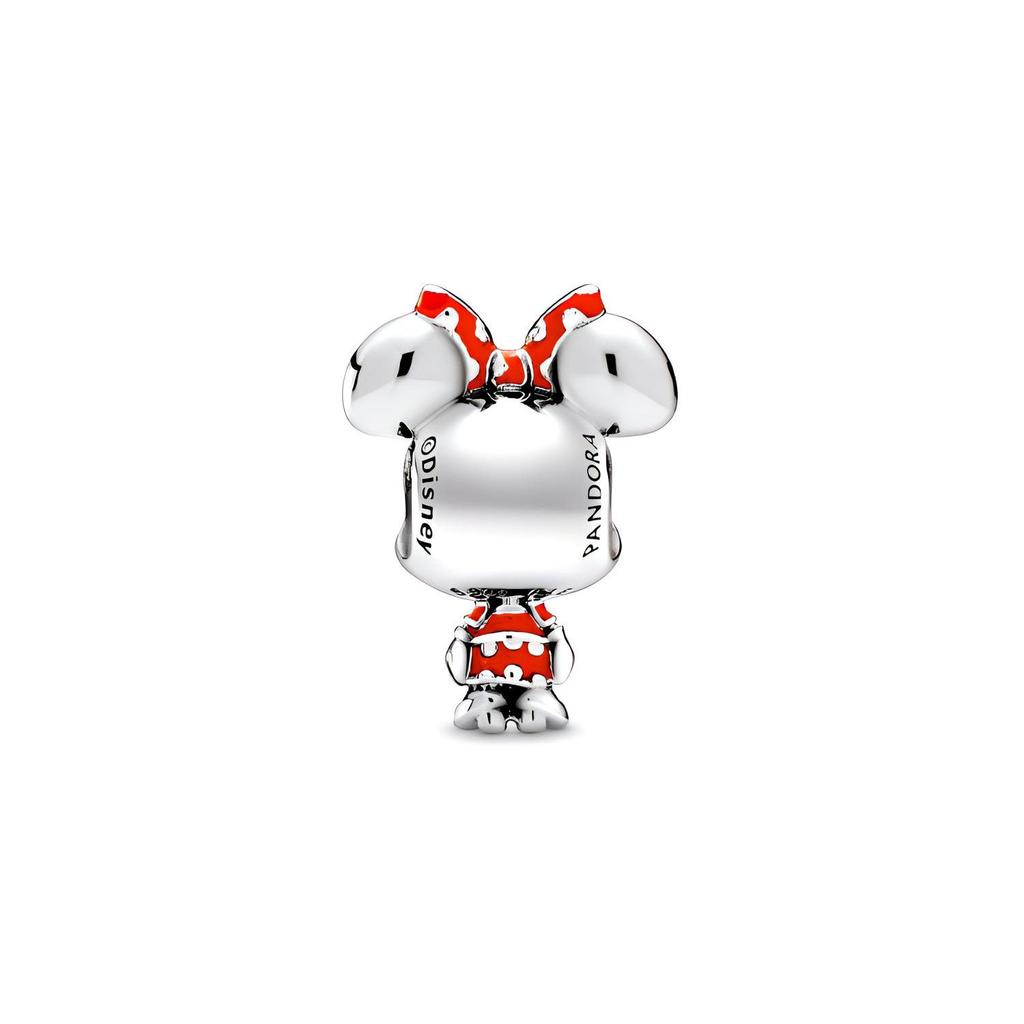 Pandora Disney Series Minnie Bow Charm Women Charm Silver 798880C02