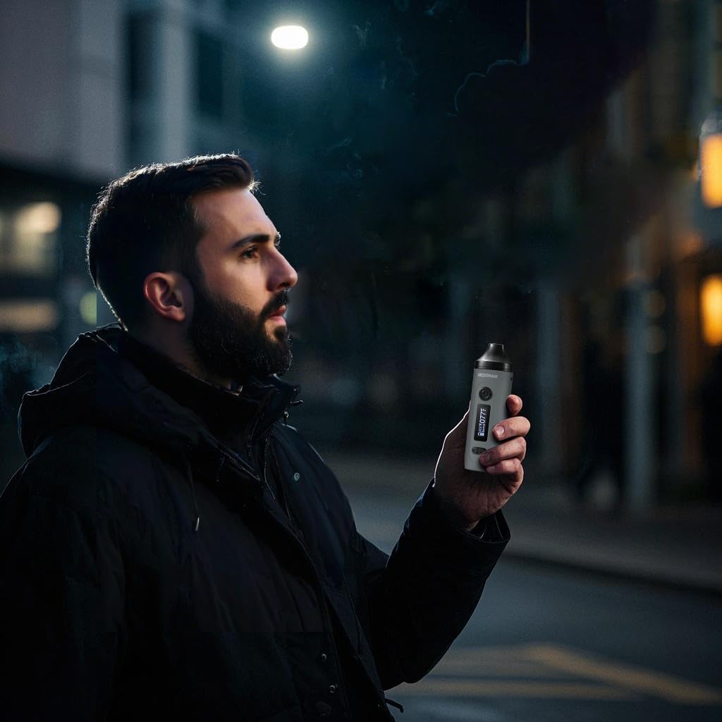 Premium Portable Evaporator Herbs, Fast Heating, Temperature Setting Steam Vaporizer, 20s Heating Time