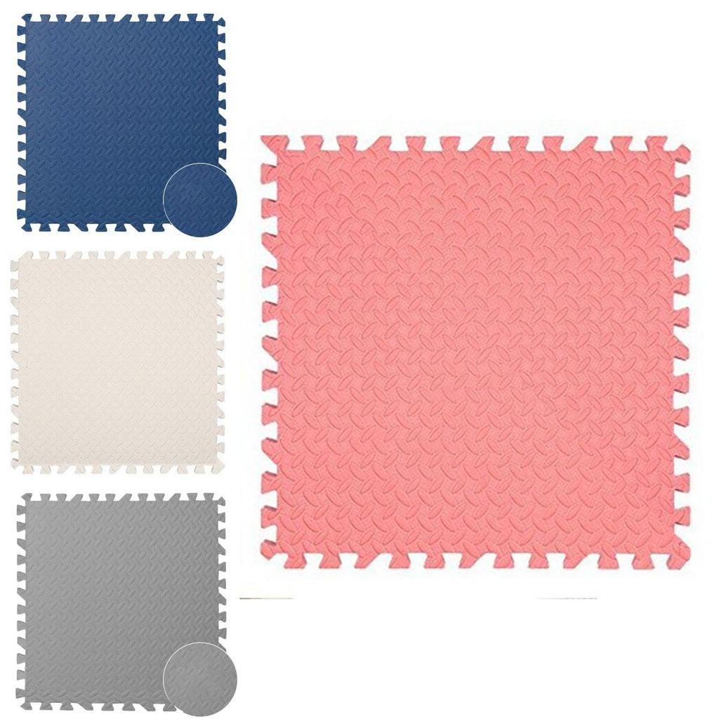 10pcs Eva Foam Mat Soft Floor Tiles For Kids Playrooms And Gym Activities 12mm Thick