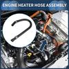 Engine Heater Hose Assembly, HVAC Heater Outlet Pipe No.XL3Z18472AB for Ford F-150 4.6L 2002-2004 for Ford Expedition 1997-2002 Rubber Black, 1 Pc